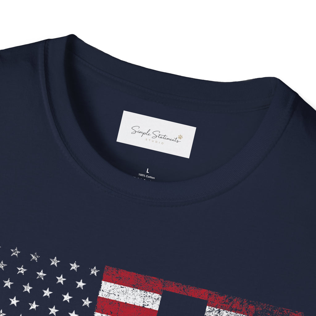 American Flag Surfboard T-Shirt