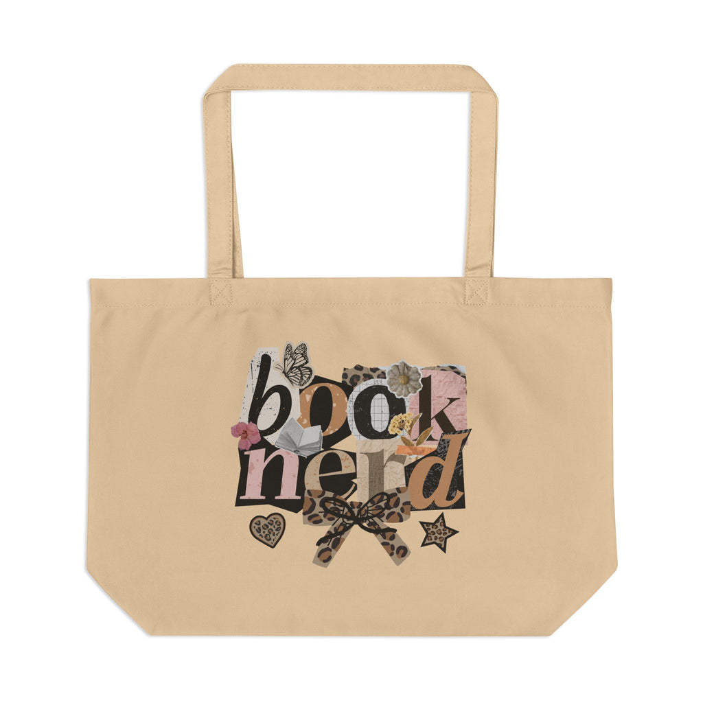 Book Nerd Tote Bag — Large Eco Canvas Booklover Shopper