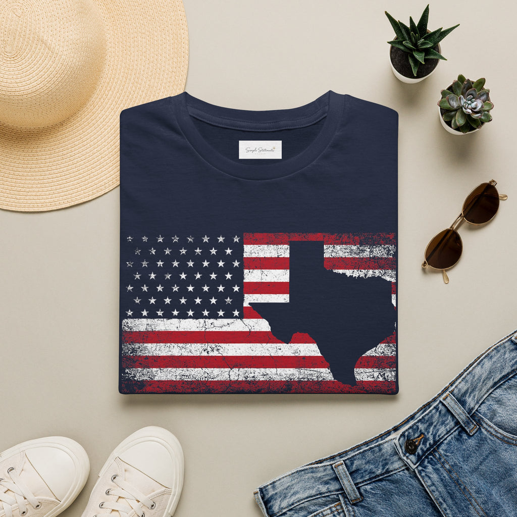 American Flag Surfboard T-Shirt
