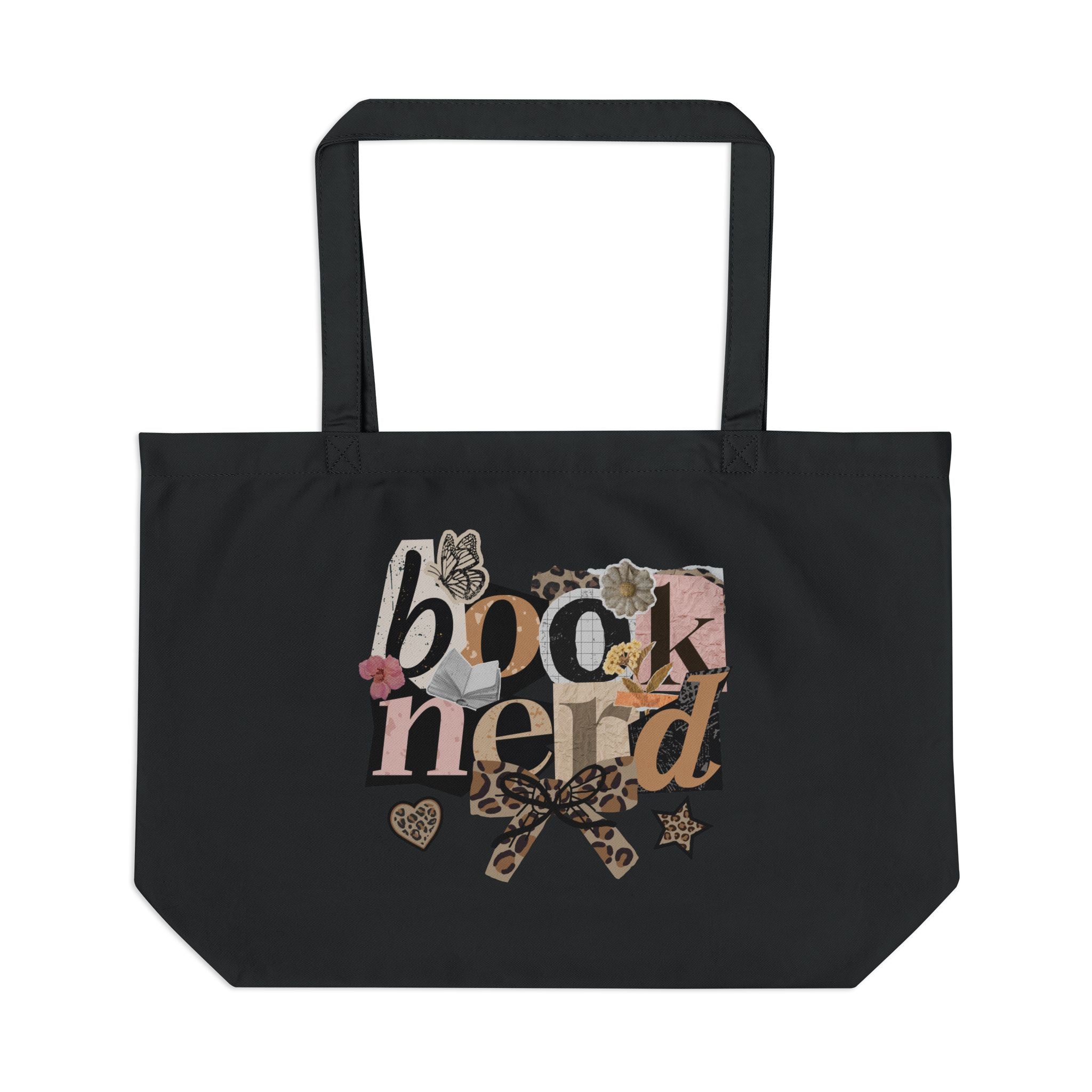 Book Nerd Tote Bag — Large Eco Canvas Booklover Shopper