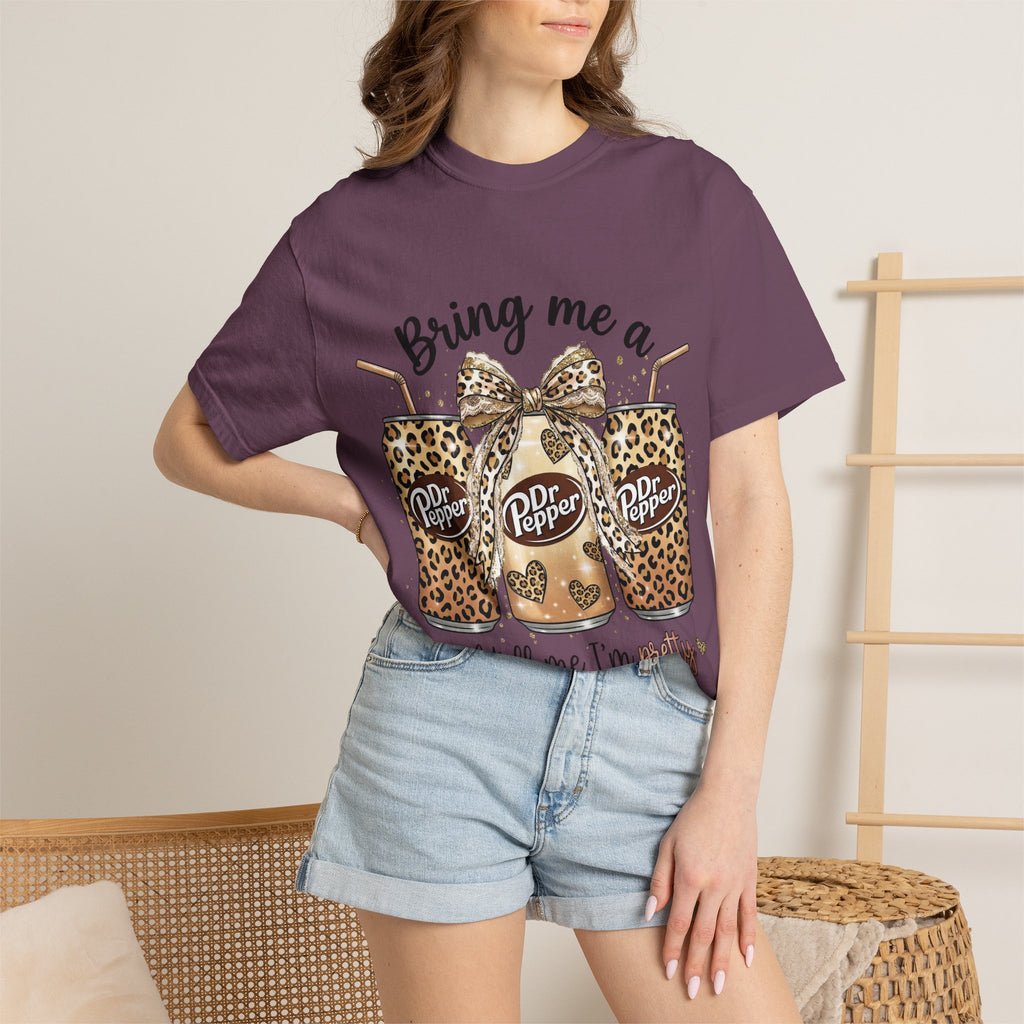 Dr Pepper Leopard Tee - "Bring Me a Dr Pepper and Tell Me I’m Pretty" Graphic T-Shirt