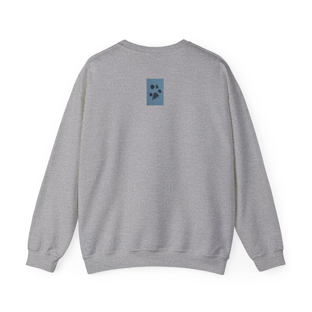 Pet Paw Hearts Sweatshirt – Cute Dog & Cat Paw Print Valentine Crewneck