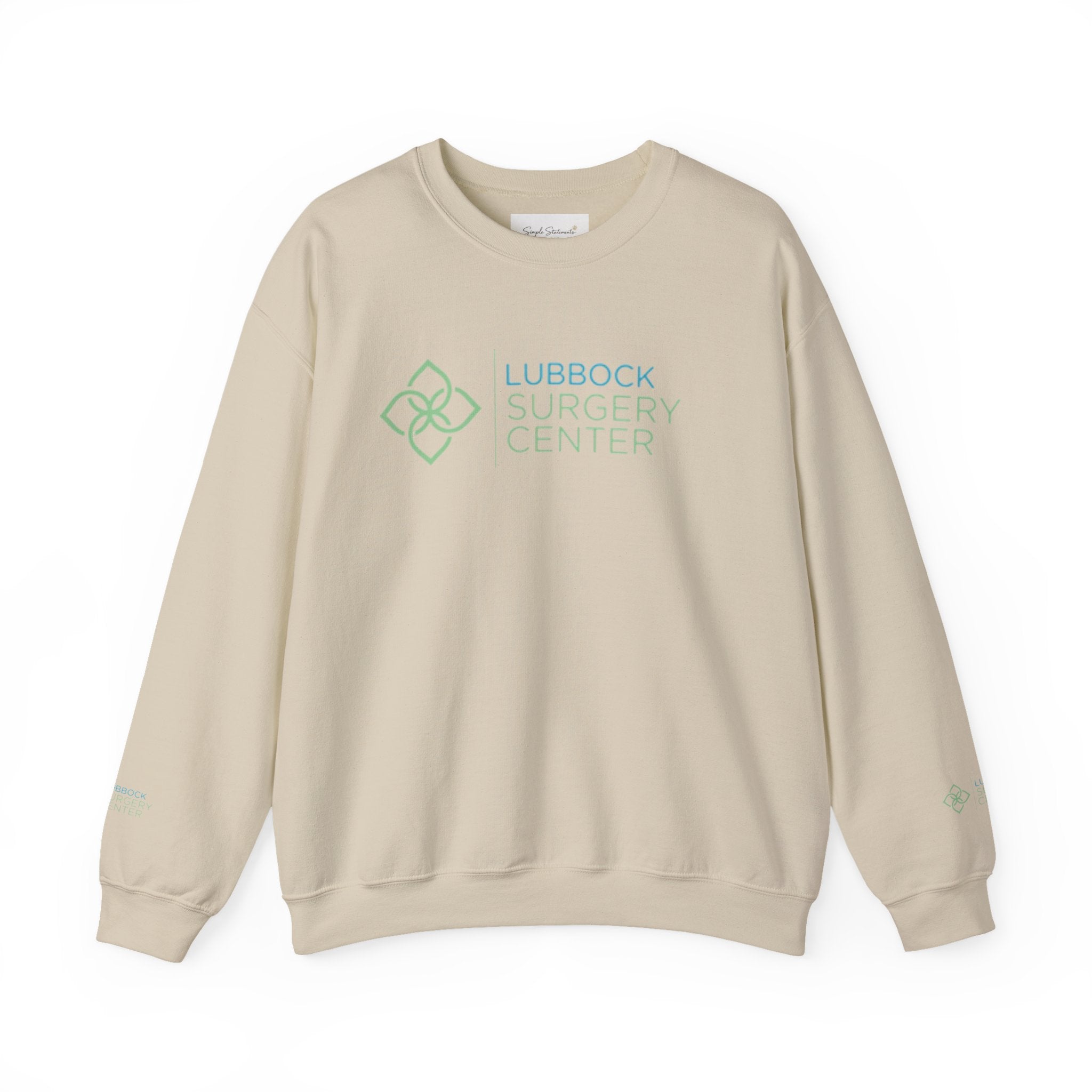 Lubbock Surgery Center Logo Crewneck Sweatshirt