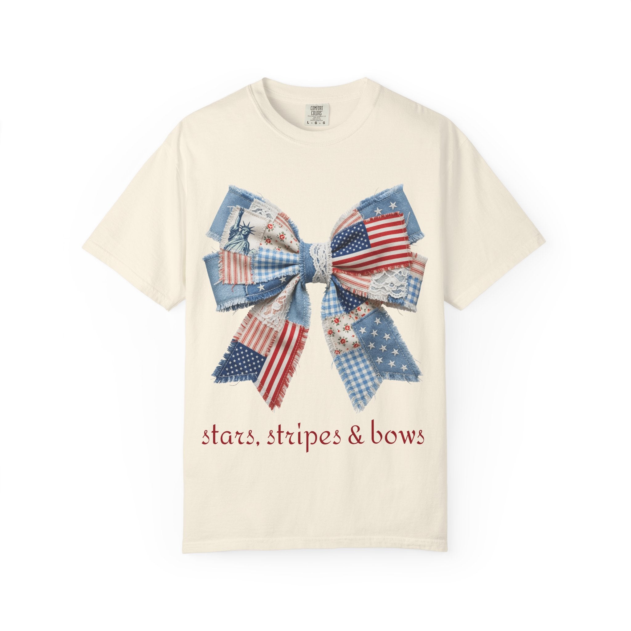 Patriotic Stars, Stripes & Bows T-Shirt