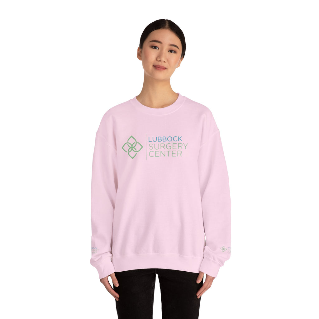 Lubbock Surgery Center Logo Crewneck Sweatshirt