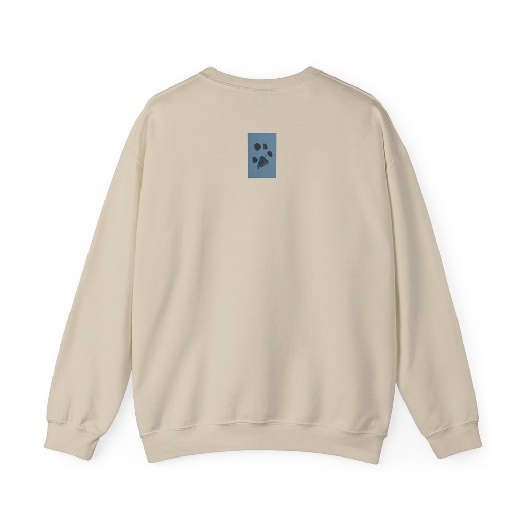 Pet Paw Hearts Sweatshirt – Cute Dog & Cat Paw Print Valentine Crewneck