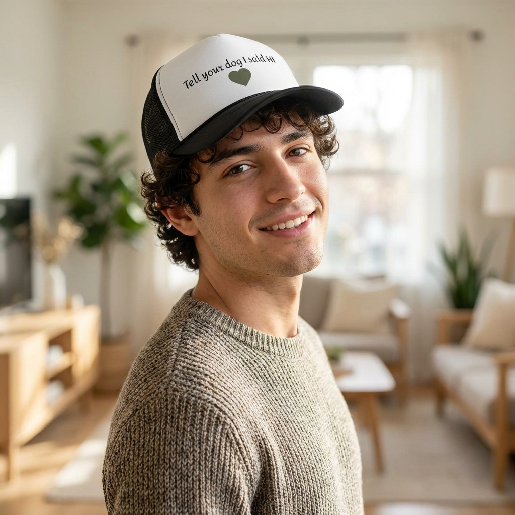 Tell Your Dog I Said Hi Trucker Cap