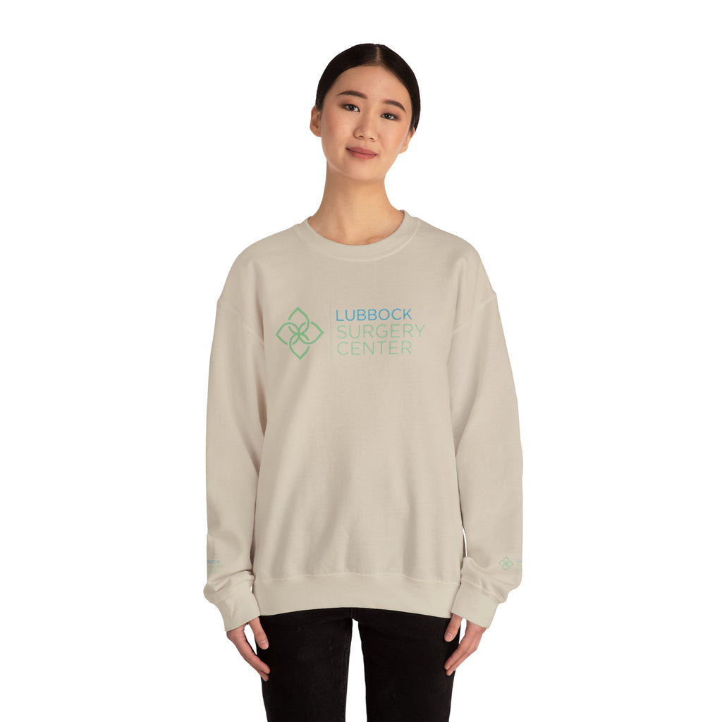 Lubbock Surgery Center Logo Crewneck Sweatshirt