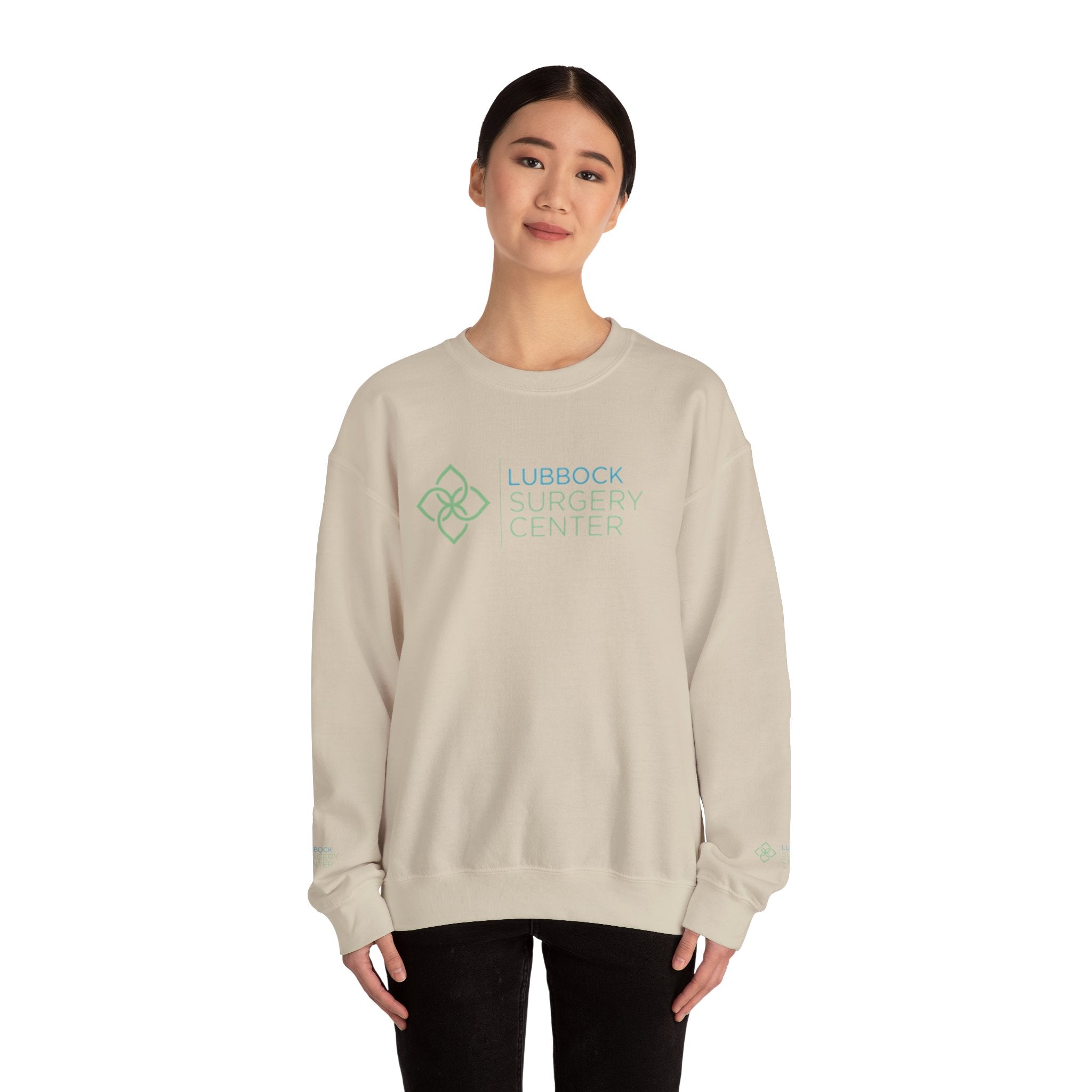 Lubbock Surgery Center Logo Crewneck Sweatshirt