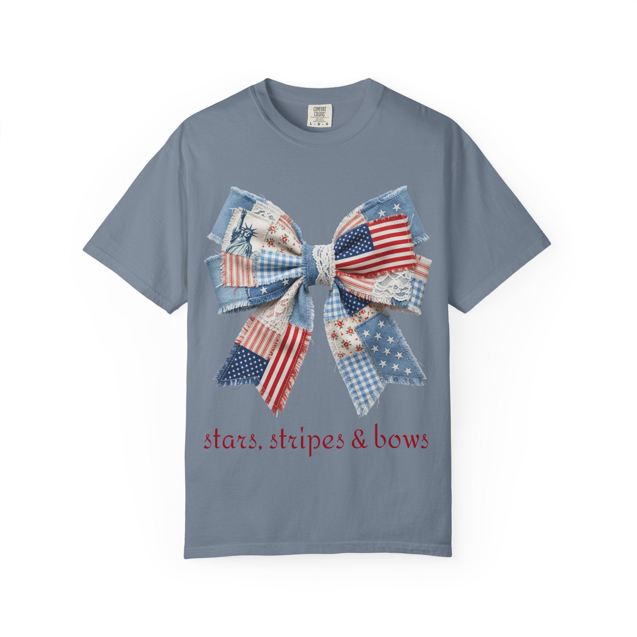 Patriotic Stars, Stripes & Bows T-Shirt