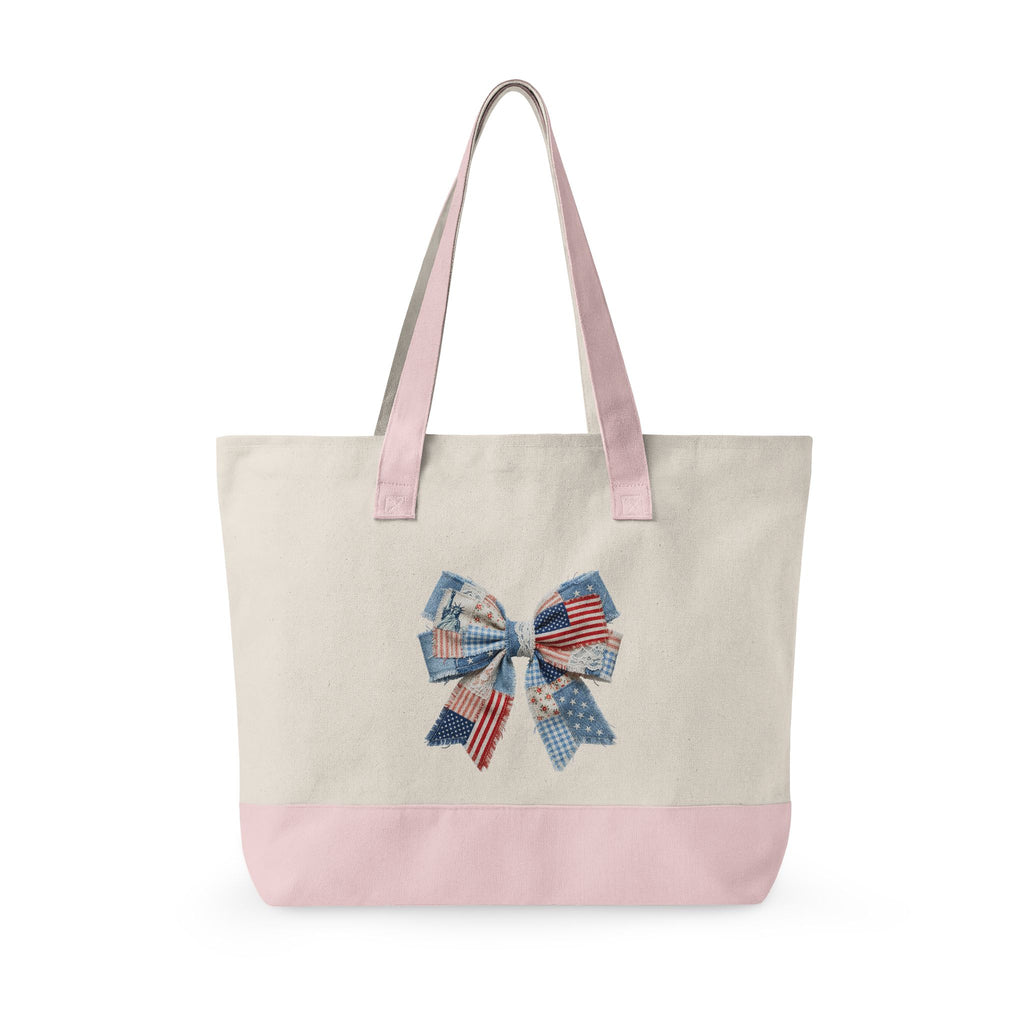 Zippered Canvas Tote