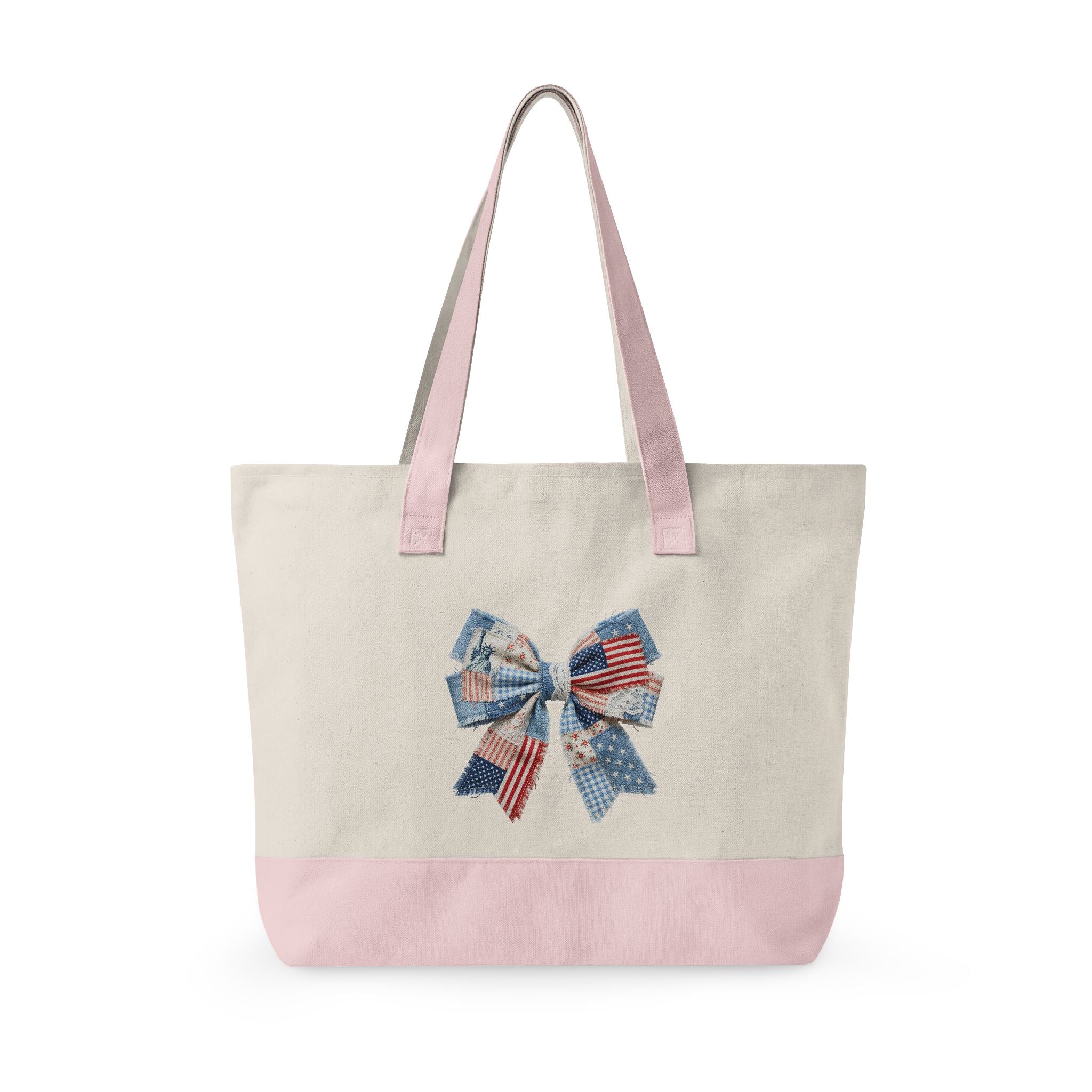 Zippered Canvas Tote