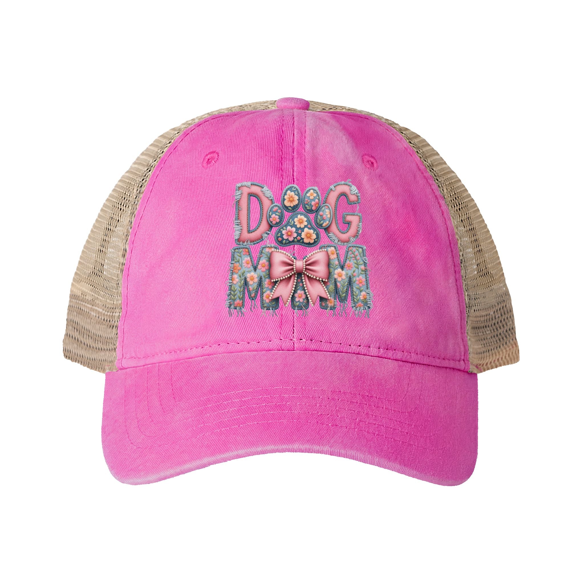Women's Washed Mesh-Back Cap