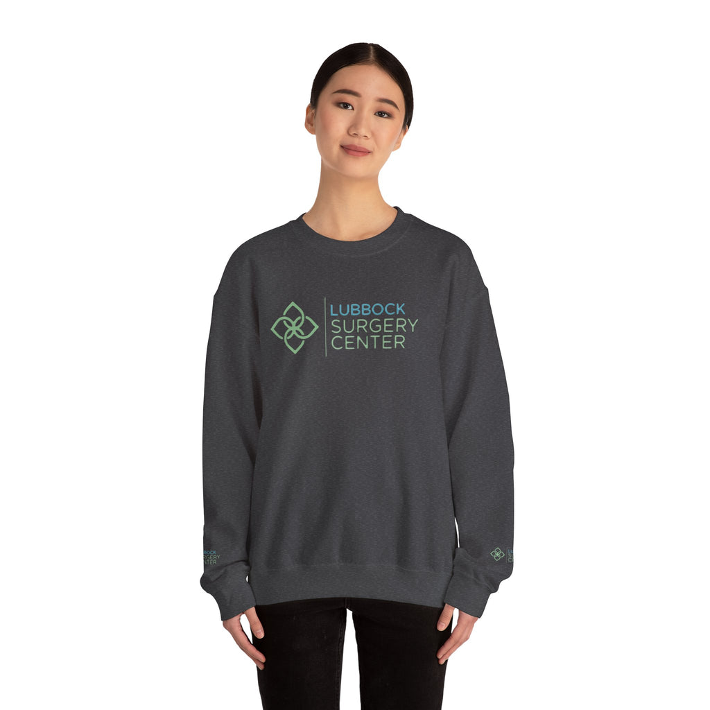 Lubbock Surgery Center Logo Crewneck Sweatshirt