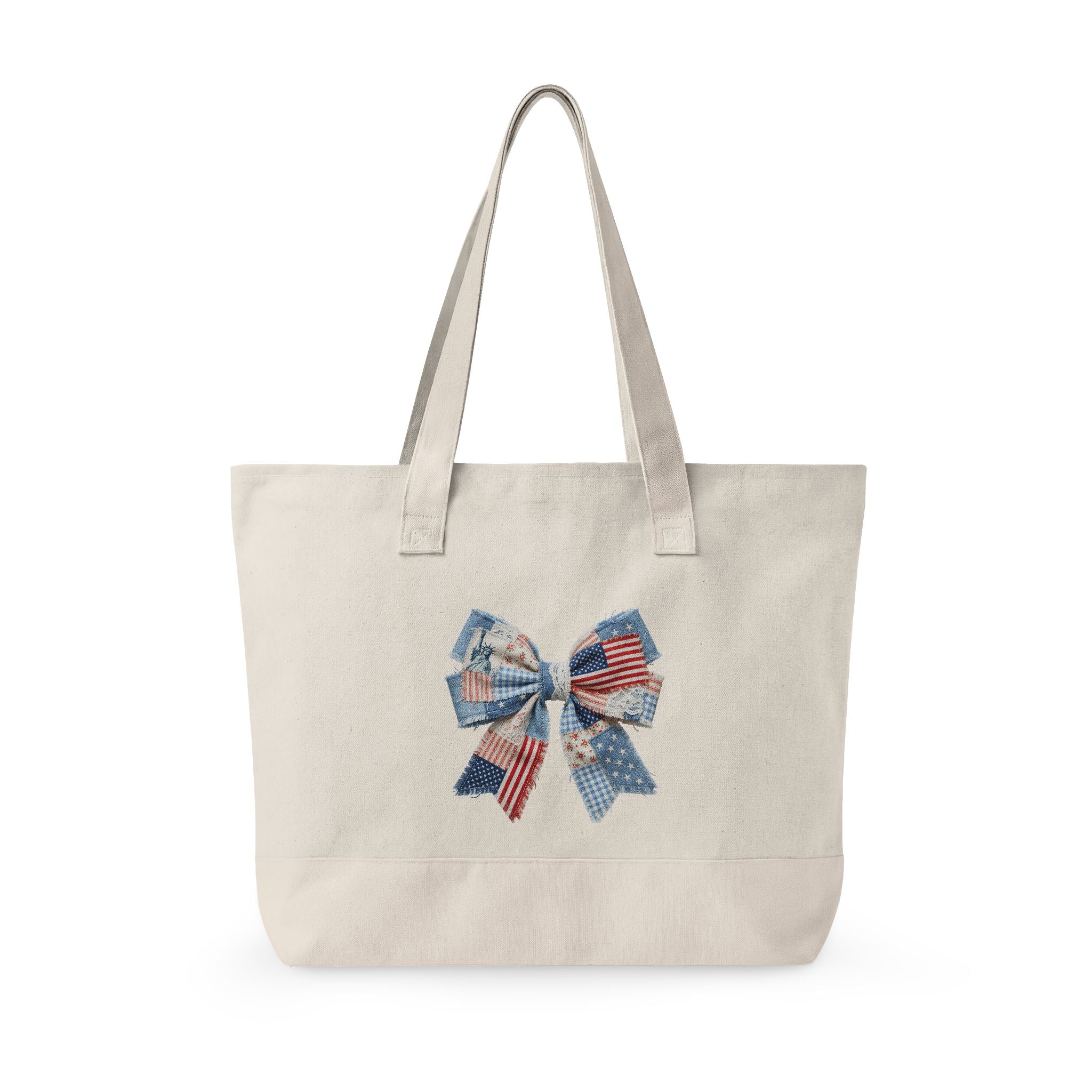 Zippered Canvas Tote