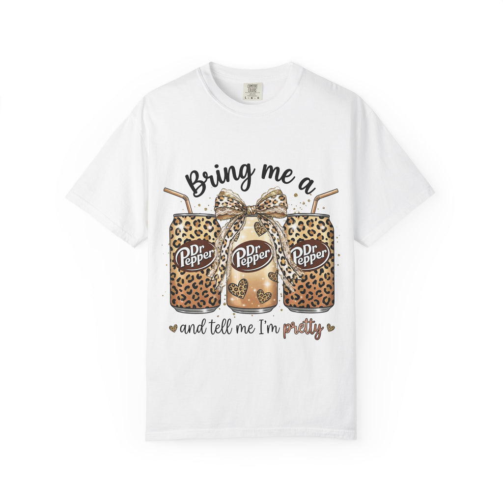 Dr Pepper Leopard Tee - "Bring Me a Dr Pepper and Tell Me I’m Pretty" Graphic T-Shirt