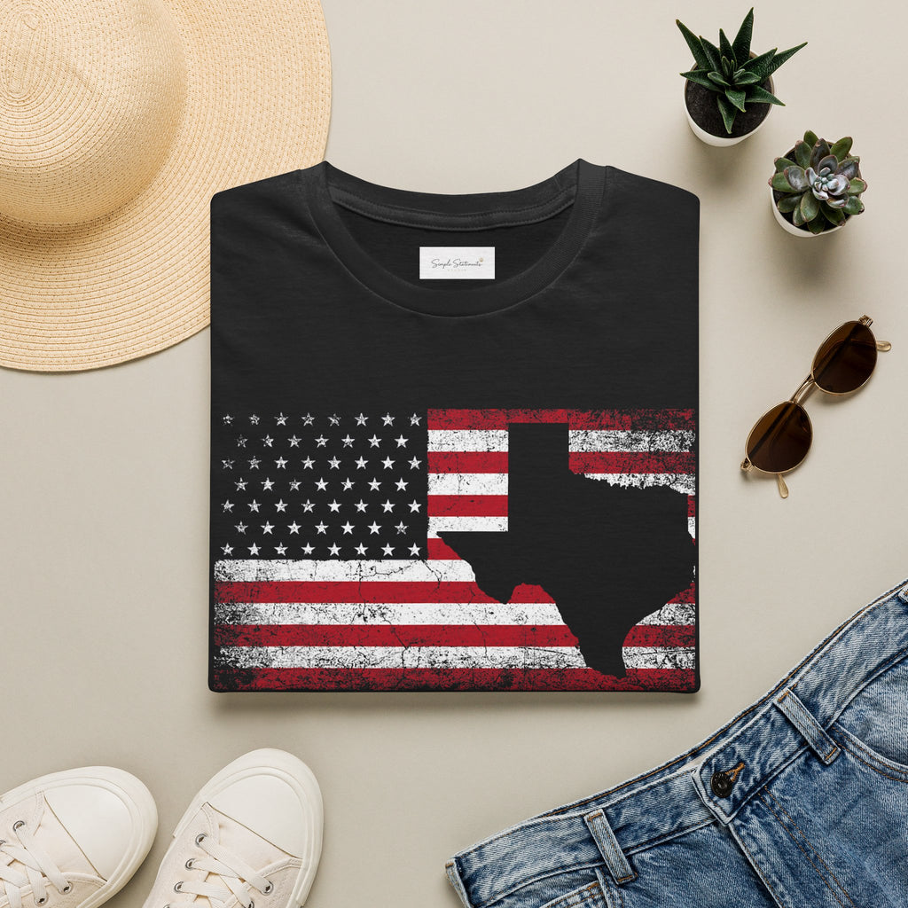 American Flag Surfboard T-Shirt