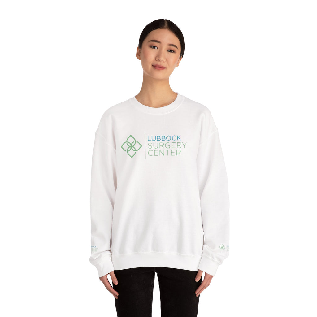 Lubbock Surgery Center Logo Crewneck Sweatshirt