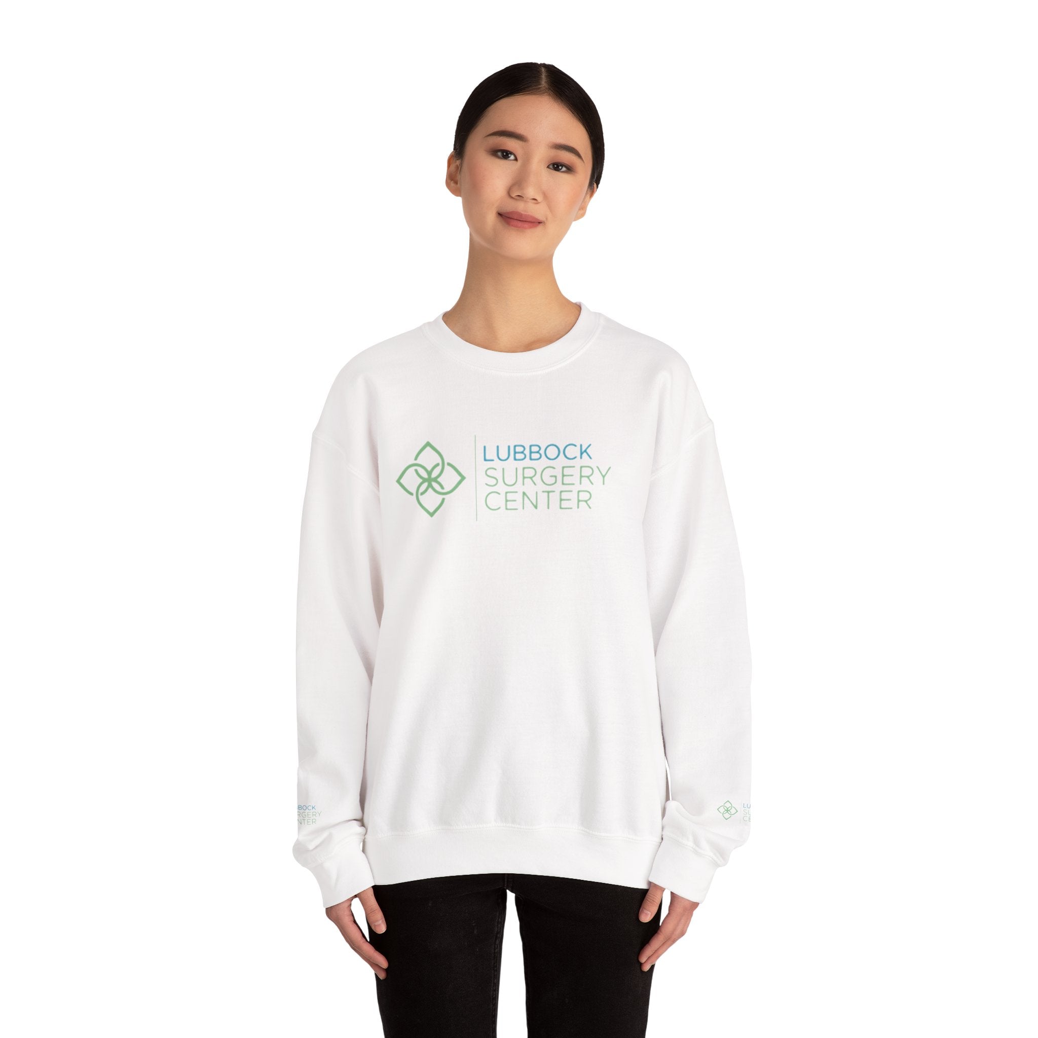 Lubbock Surgery Center Logo Crewneck Sweatshirt