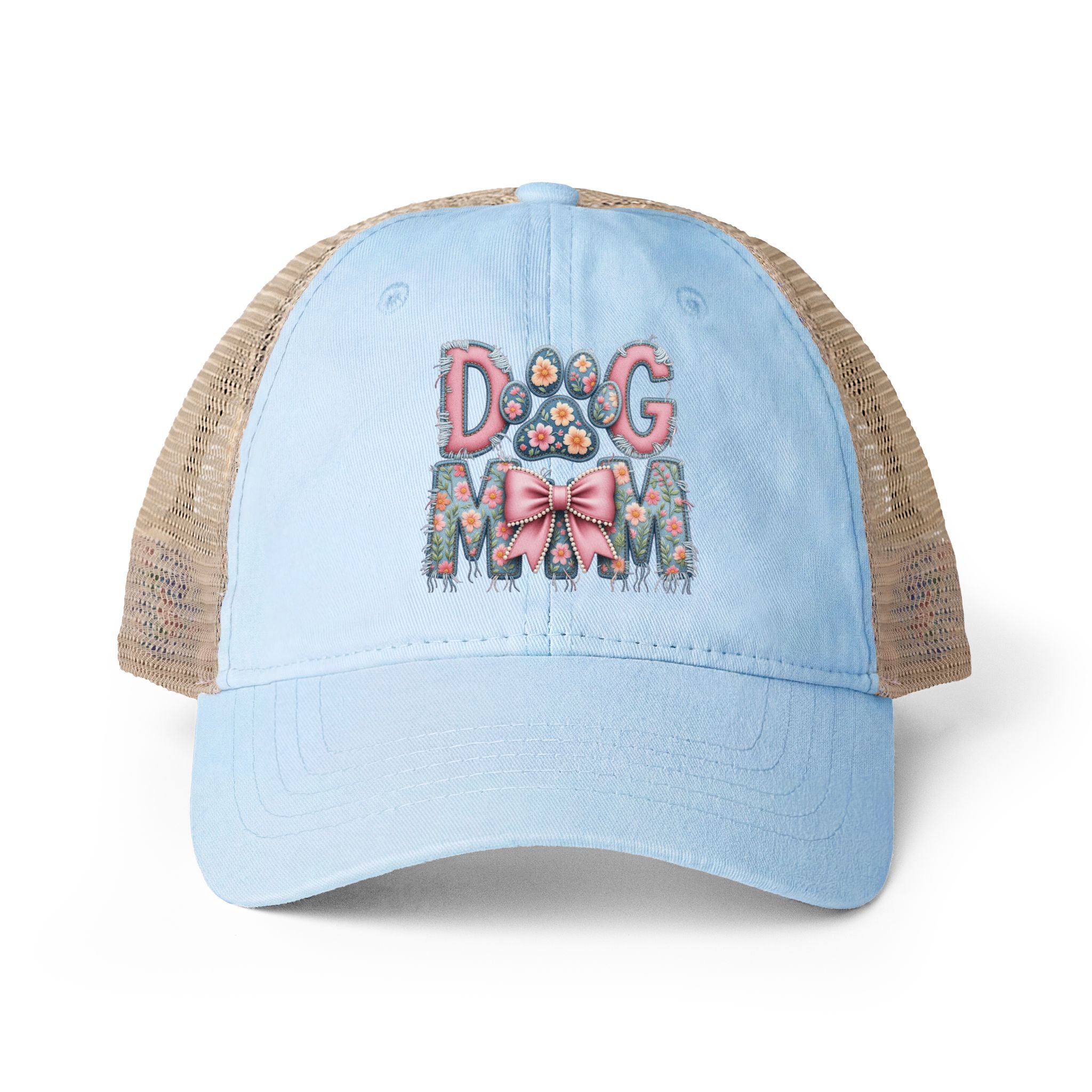 Women's Washed Mesh-Back Cap
