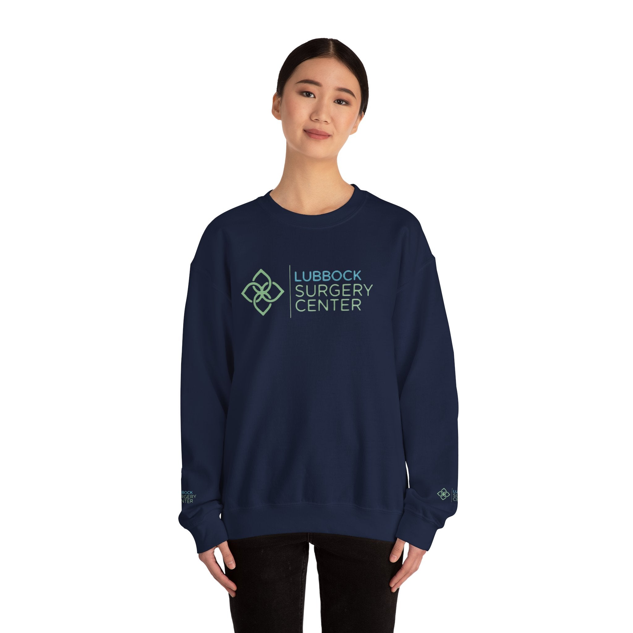 Lubbock Surgery Center Logo Crewneck Sweatshirt